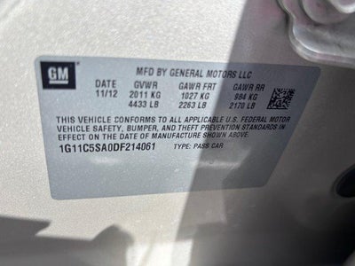 2013 Chevrolet Malibu LT