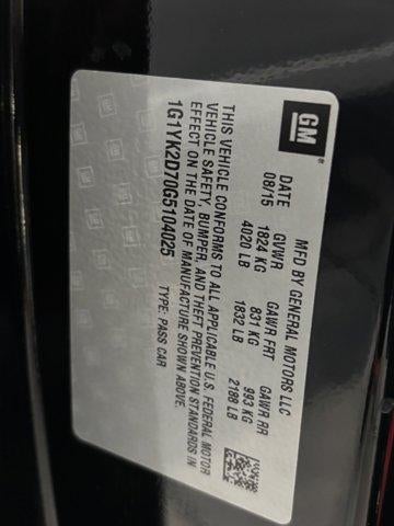 2016 Chevrolet Corvette Stingray Z51 2LT