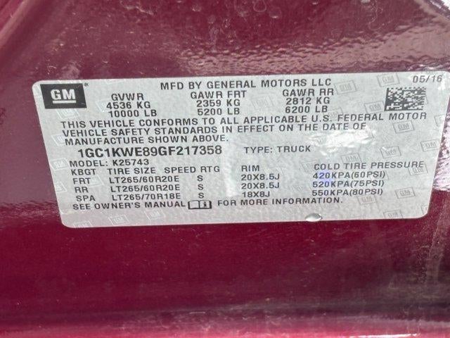 2016 Chevrolet Silverado 2500 HD LTZ