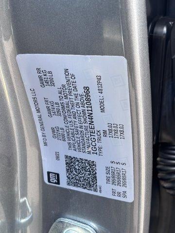 2022 Chevrolet Colorado ZR2