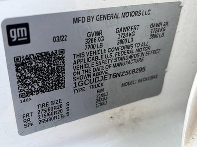 2022 Chevrolet Silverado 1500 High Country