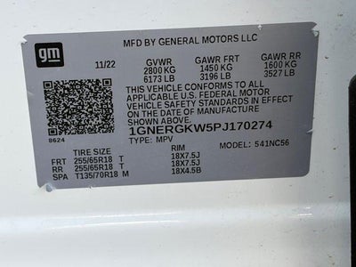 2023 Chevrolet Traverse LT Cloth