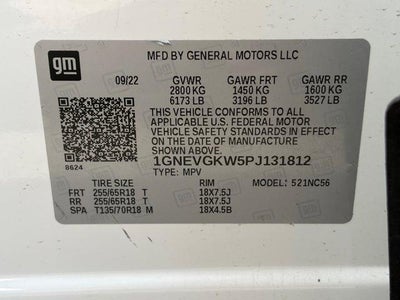 2023 Chevrolet Traverse LT Cloth