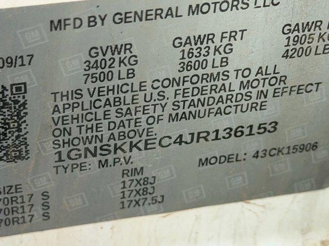 2018 Chevrolet Suburban Commercial