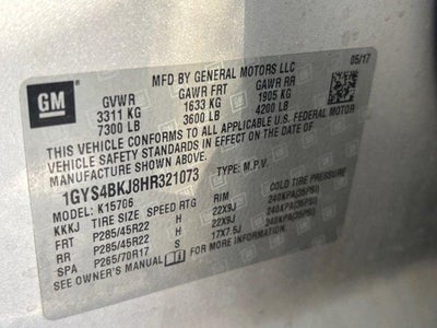 2017 Cadillac Escalade Luxury