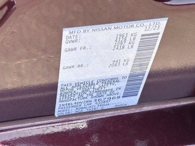 2024 Nissan Altima 2.5 SV