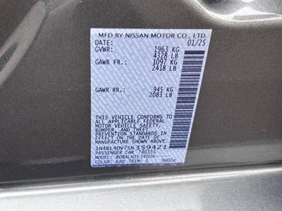 2025 Nissan Altima SV