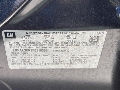 2015 GMC Terrain SLT