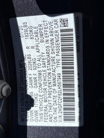 2020 Honda Civic Sedan LX