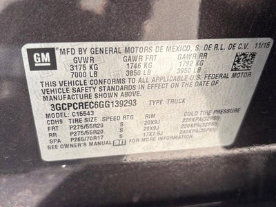2016 Chevrolet Silverado 1500 LT