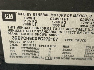 2015 Chevrolet Silverado 1500 LT