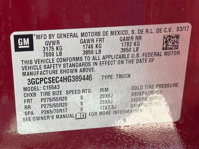 2017 Chevrolet Silverado 1500 LTZ