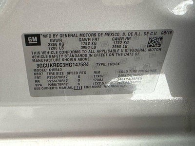 2017 Chevrolet Silverado 1500 LT