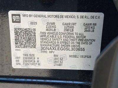 2025 Chevrolet Equinox RS