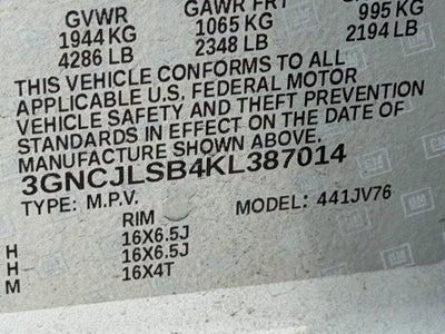 2019 Chevrolet Trax LT