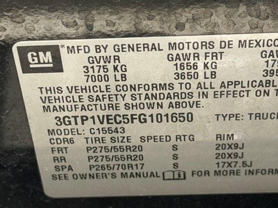 2015 GMC Sierra 1500 SLT