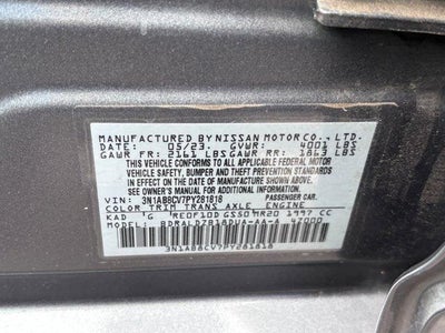 2023 Nissan Sentra SV