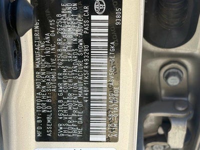 2015 Toyota Camry XLE