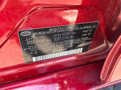 2012 Hyundai Sonata GLS