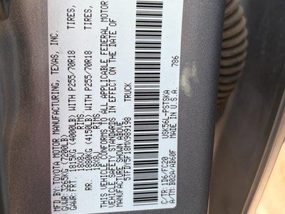 2021 Toyota Tundra 4WD SR5