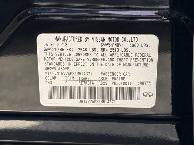 2019 INFINITI Q50 3.0t LUXE