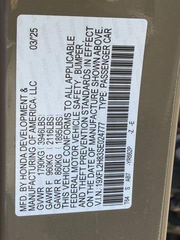 2025 Honda Civic Hatchback Sport