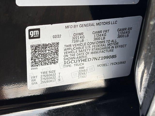 2022 Chevrolet Silverado 1500 LTD High Country