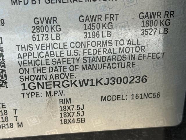 2019 Chevrolet Traverse LT Cloth