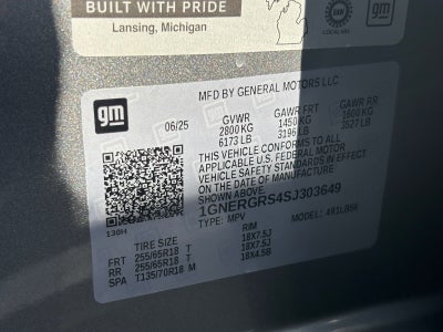 2025 Chevrolet Traverse LT