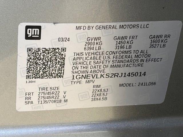 2024 Chevrolet Traverse RS