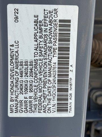 2022 Honda Accord Hybrid Sport