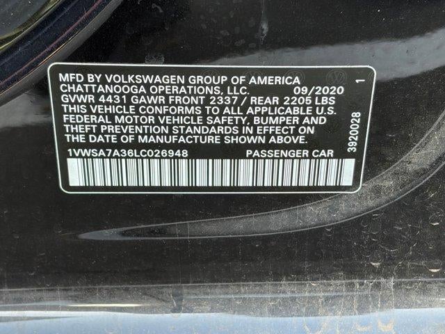 2020 Volkswagen Passat 2.0T SE