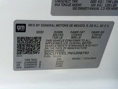 2022 Chevrolet Silverado 1500 LTD RST