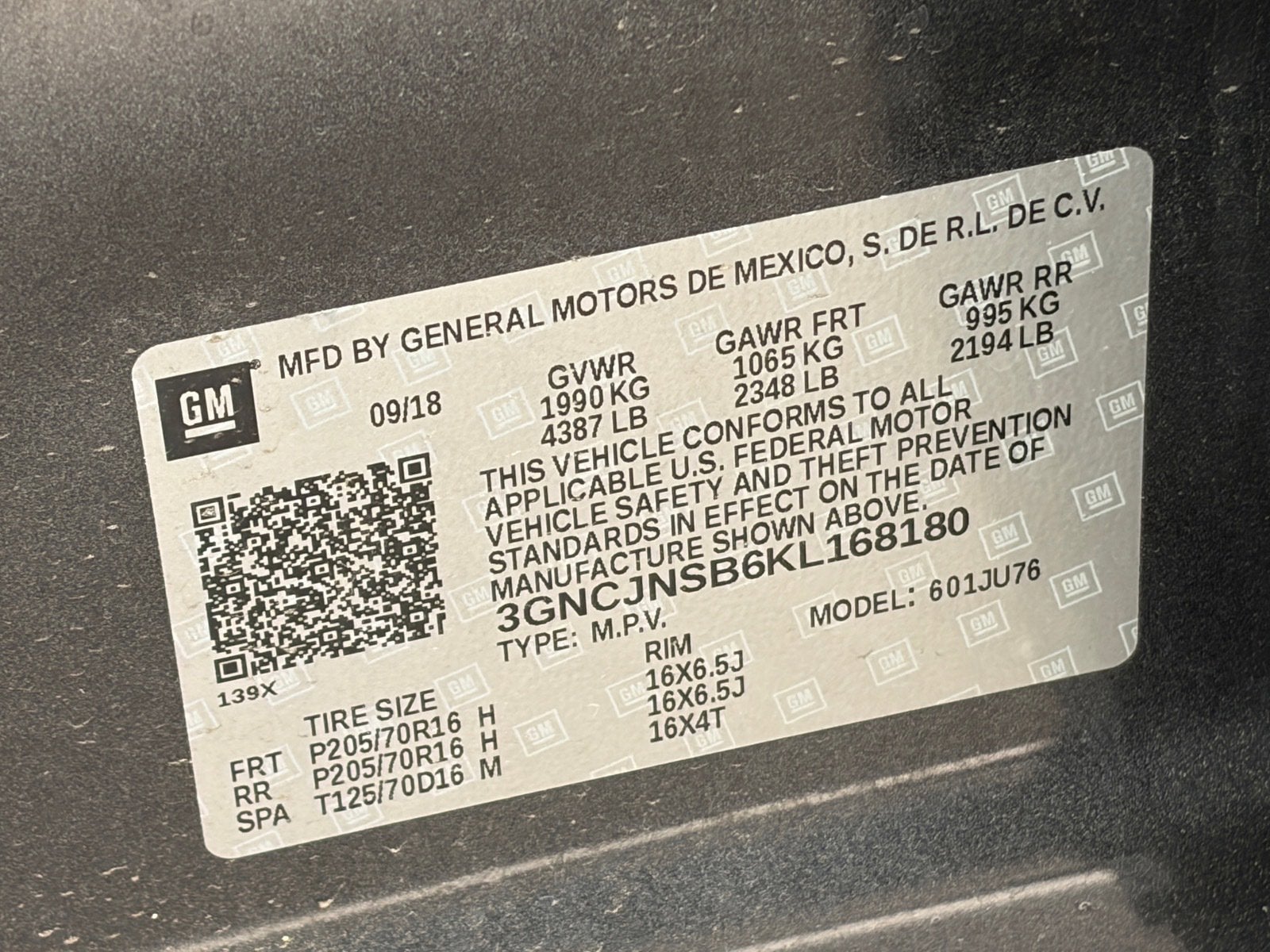 2019 Chevrolet Trax LS