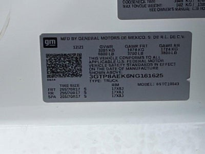 2022 GMC Sierra 1500 Limited Pro