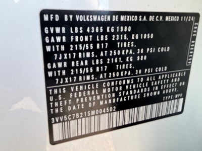 2025 Volkswagen Taos S
