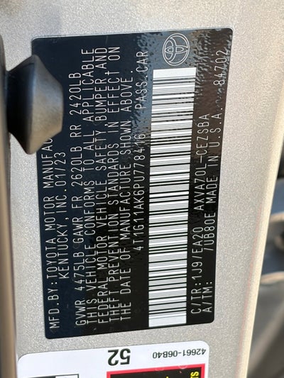 2023 Toyota Camry SE