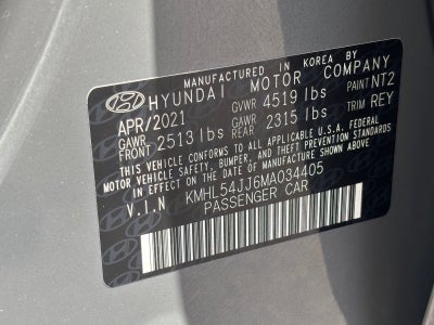 2021 Hyundai Sonata Hybrid Limited
