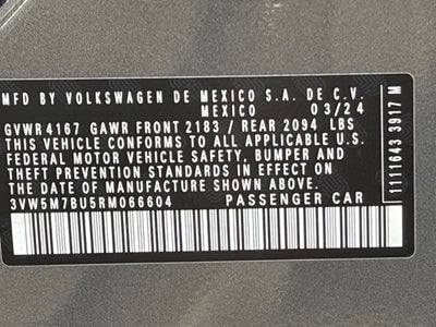 2024 Volkswagen Jetta S