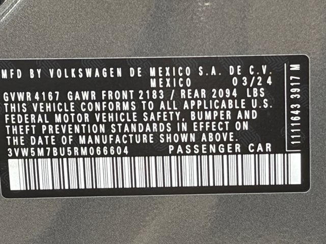 2024 Volkswagen Jetta S