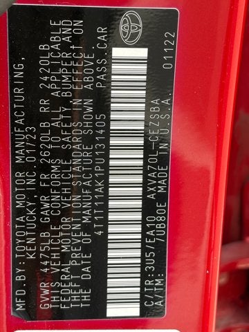 2023 Toyota Camry Base