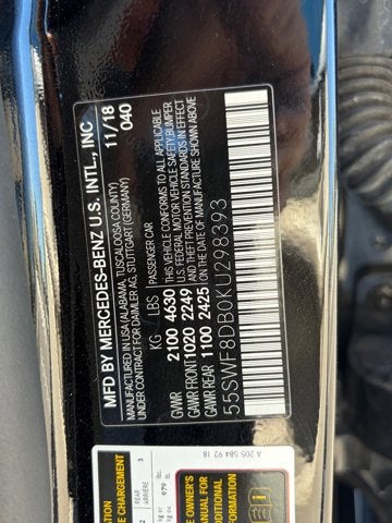 2019 Mercedes-Benz C-Class C 300