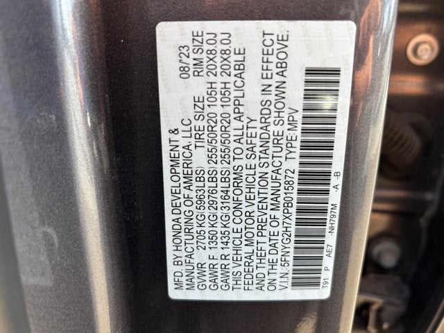2023 Honda Pilot Touring