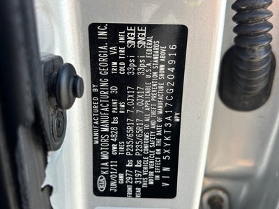 2012 Kia Sorento LX