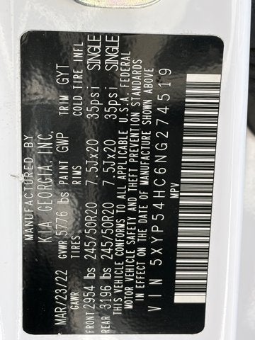 2022 Kia Telluride SX