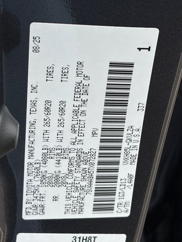 2026 Toyota Sequoia Base