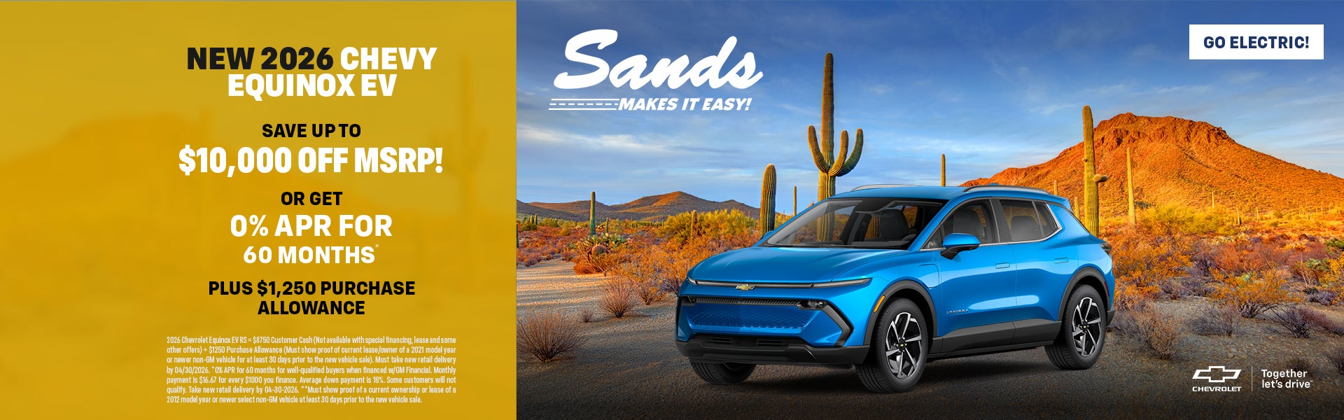 New 2026 Chevrolet Equinox EV RS