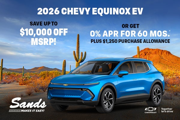 New 2026 Chevrolet Equinox EV RS