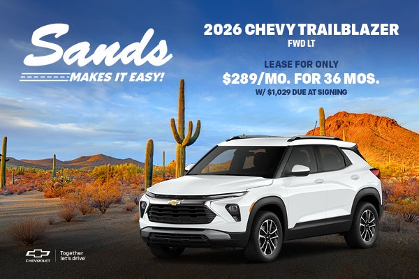 New 2026 Chevrolet Trailblazer