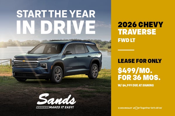 2026 Chevrolet Traverse Lease Special